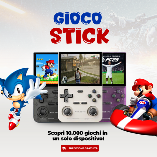 Console Portatile 4K +10.000 Giochi (Classici e Novità) - Lancio 2025